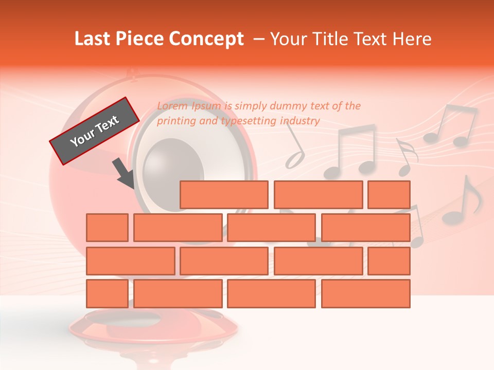 Ball Audio Bass PowerPoint Template