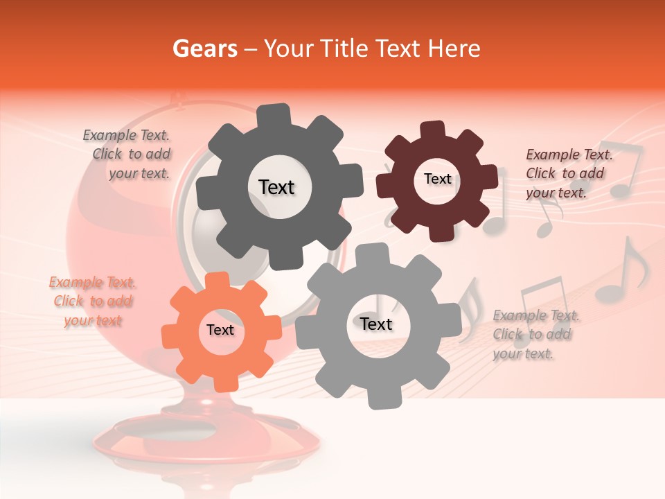 Ball Audio Bass PowerPoint Template