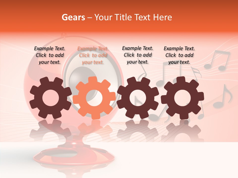 Ball Audio Bass PowerPoint Template