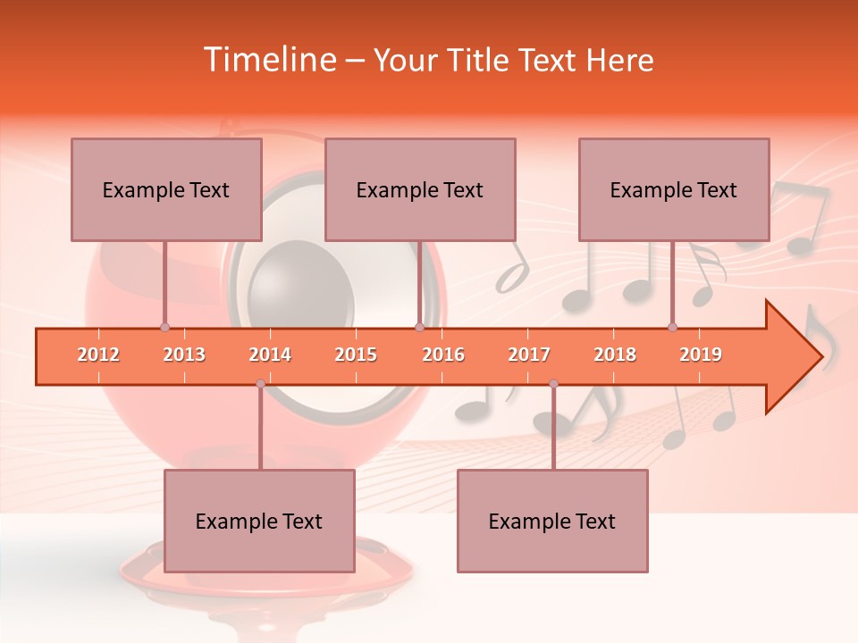 Ball Audio Bass PowerPoint Template
