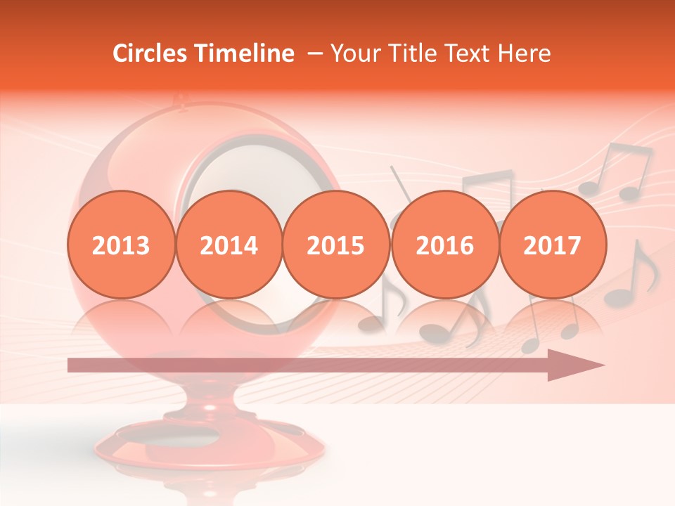 Ball Audio Bass PowerPoint Template