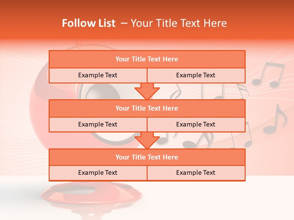 Ball Audio Bass PowerPoint Template
