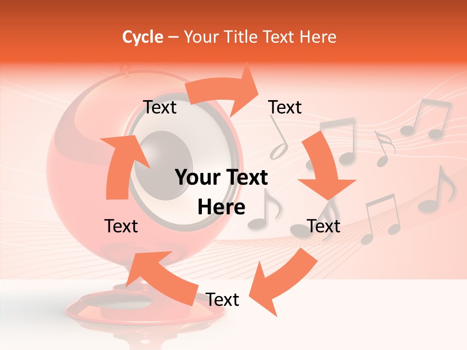 Ball Audio Bass PowerPoint Template