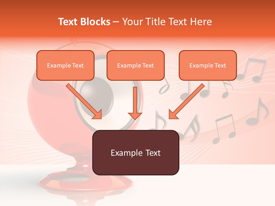 Ball Audio Bass PowerPoint Template