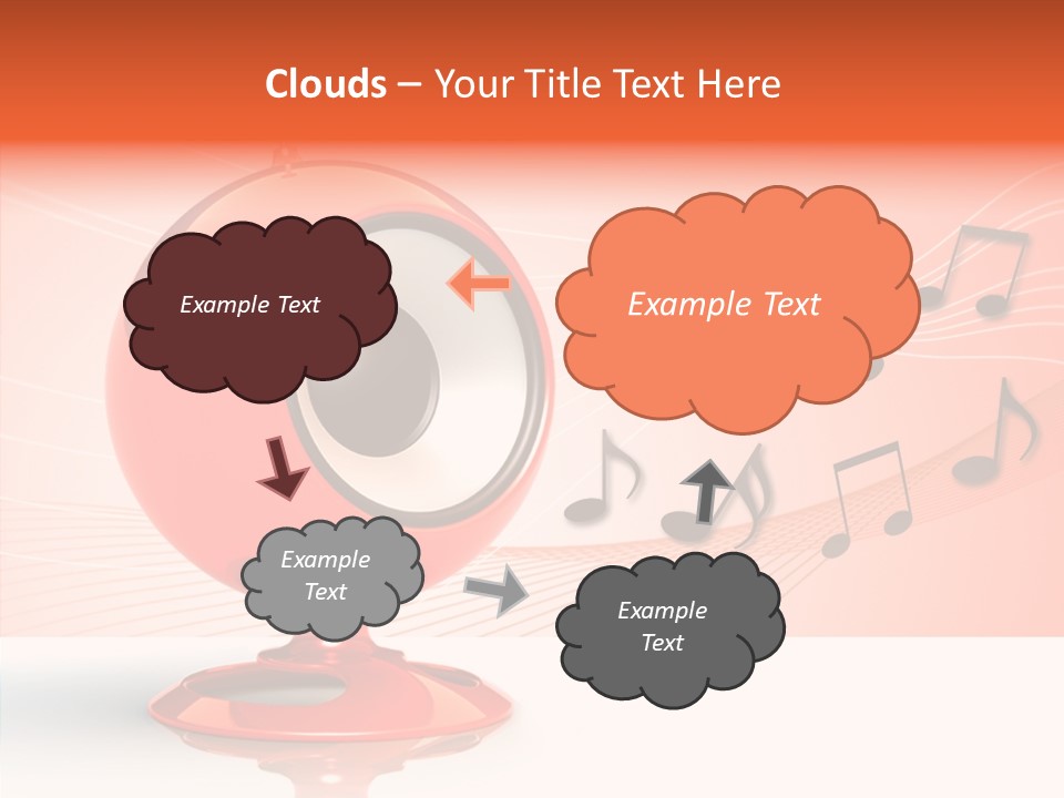 Ball Audio Bass PowerPoint Template