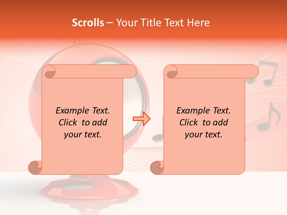 Ball Audio Bass PowerPoint Template