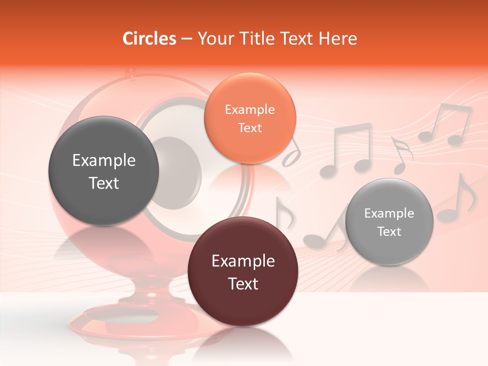 Ball Audio Bass PowerPoint Template