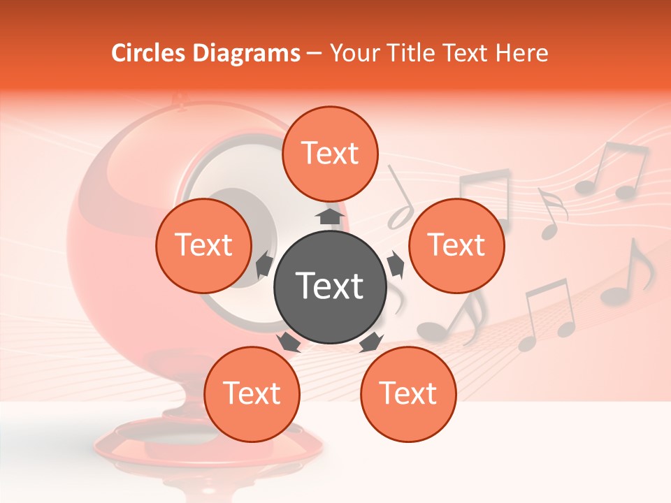 Ball Audio Bass PowerPoint Template