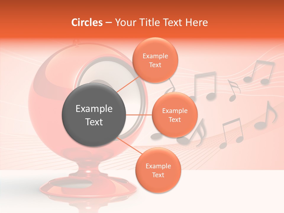 Ball Audio Bass PowerPoint Template