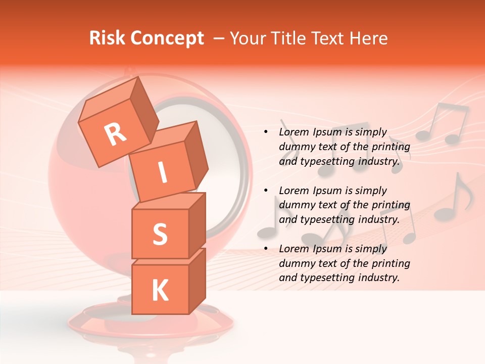 Ball Audio Bass PowerPoint Template