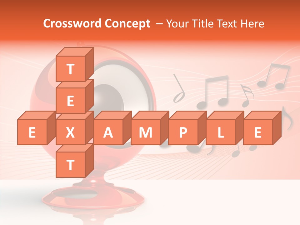 Ball Audio Bass PowerPoint Template