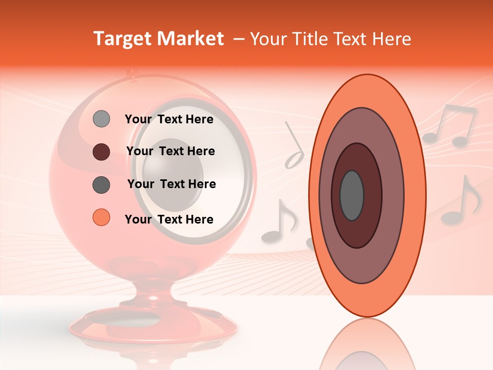 Ball Audio Bass PowerPoint Template