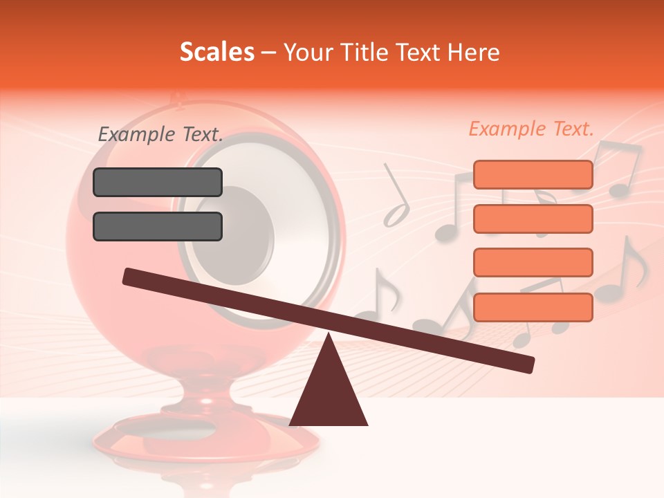 Ball Audio Bass PowerPoint Template