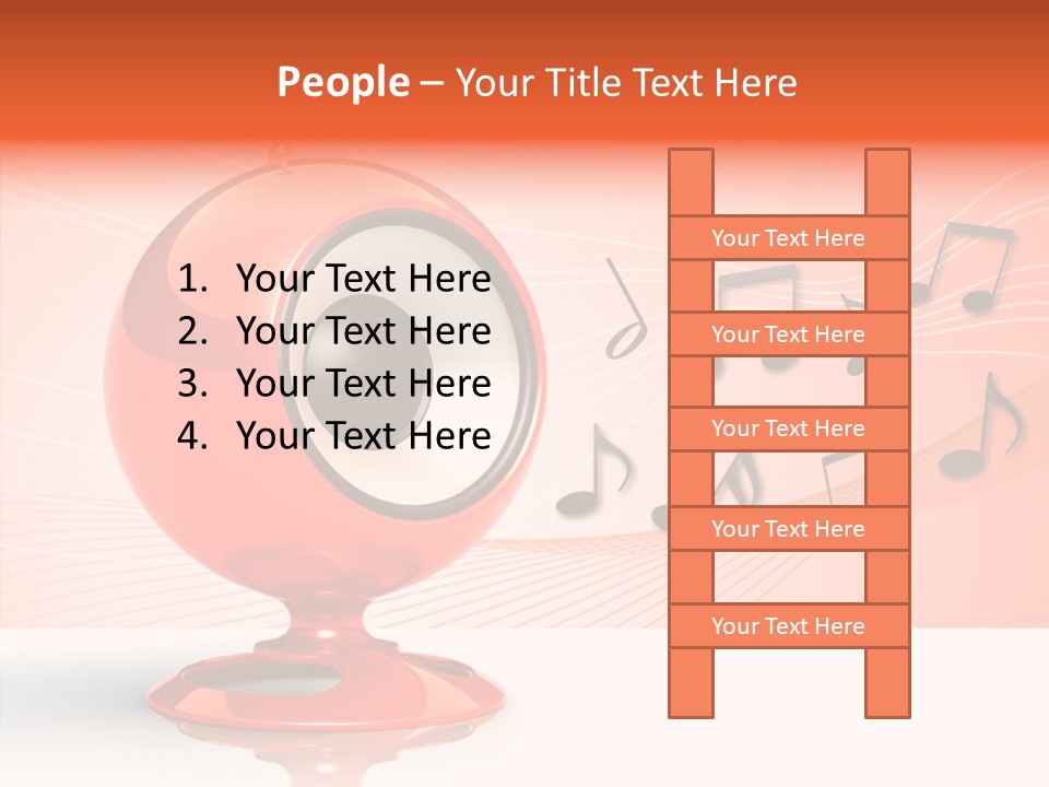 Ball Audio Bass PowerPoint Template