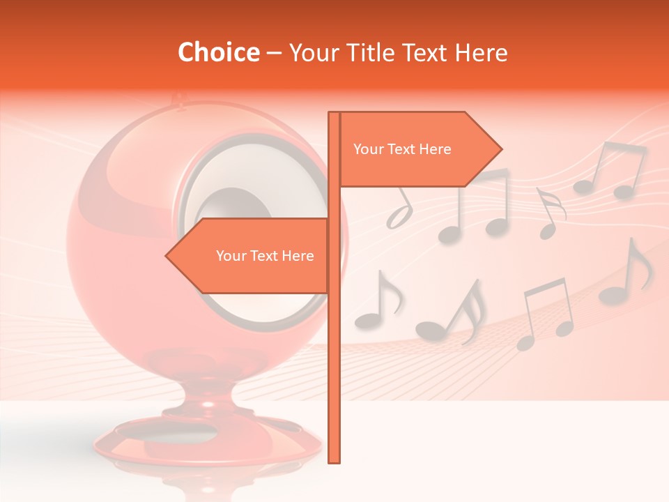 Ball Audio Bass PowerPoint Template