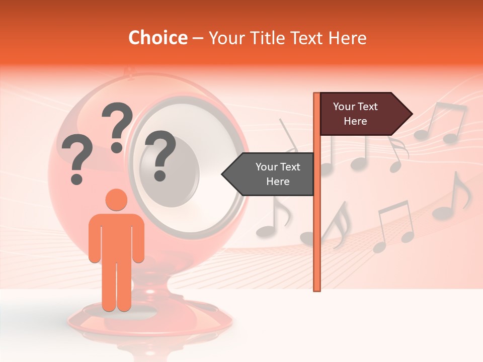 Ball Audio Bass PowerPoint Template