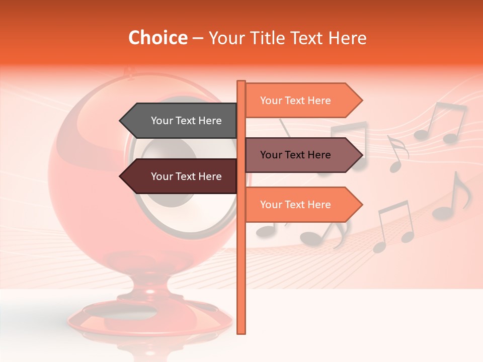 Ball Audio Bass PowerPoint Template