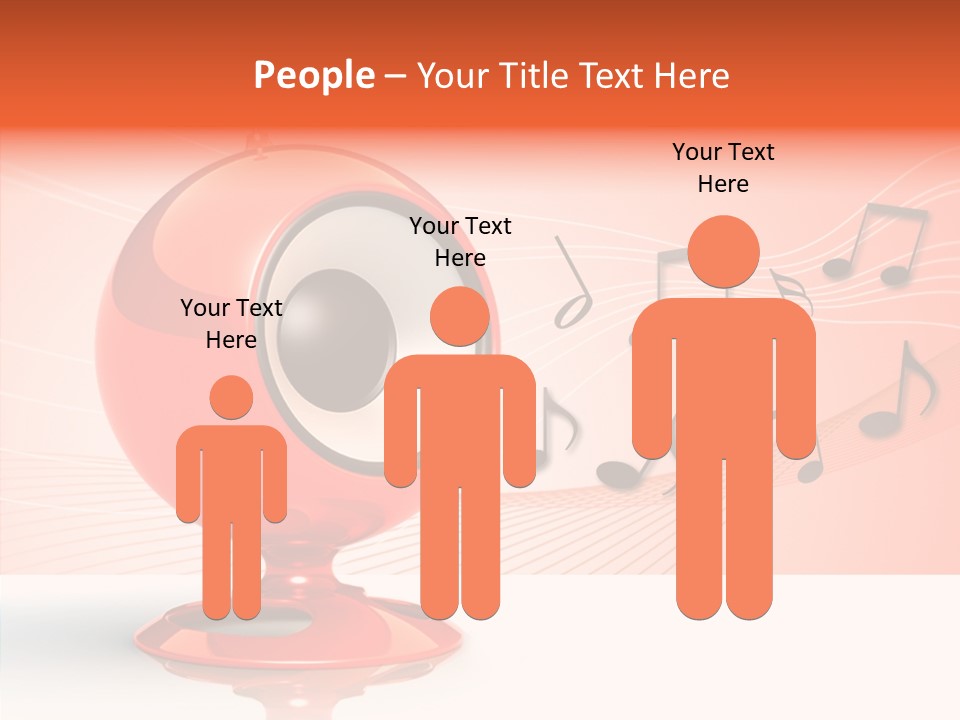 Ball Audio Bass PowerPoint Template