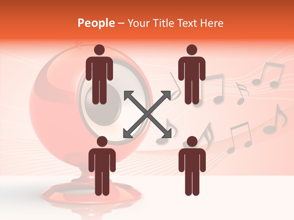 Ball Audio Bass PowerPoint Template