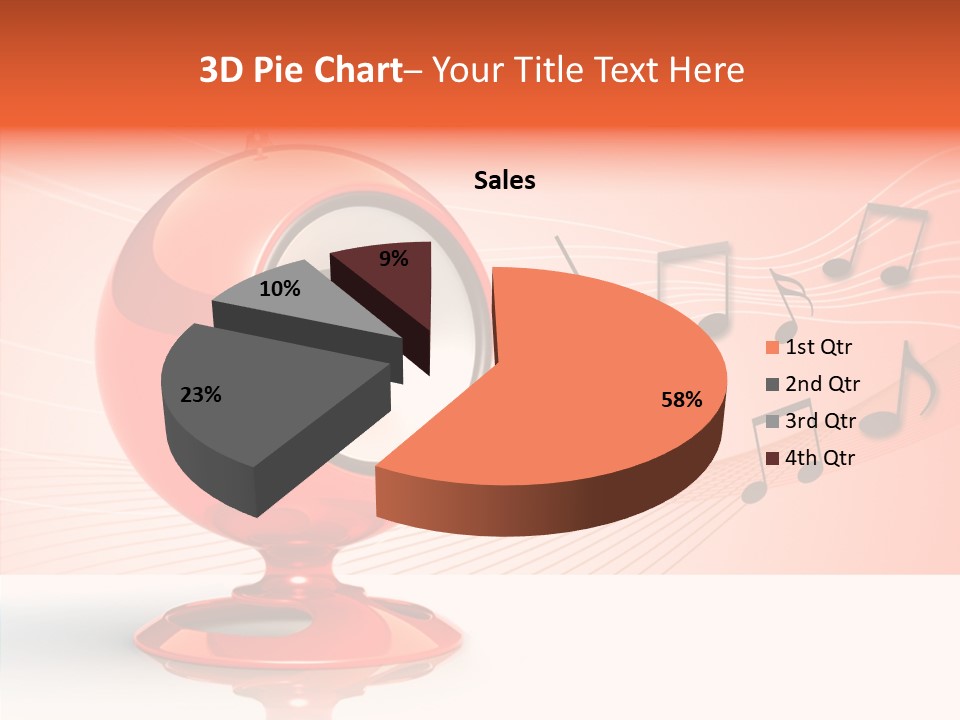 Ball Audio Bass PowerPoint Template
