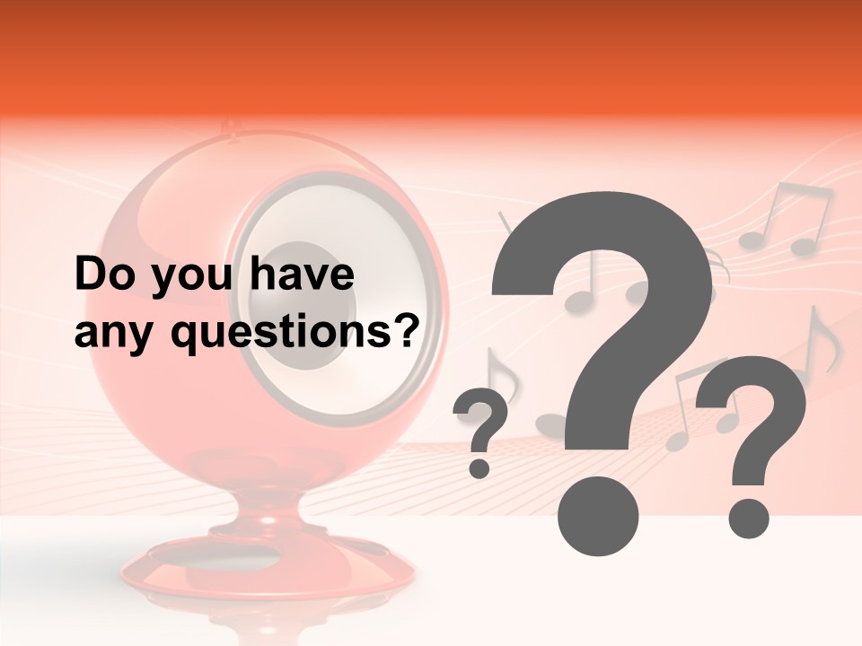 Ball Audio Bass PowerPoint Template