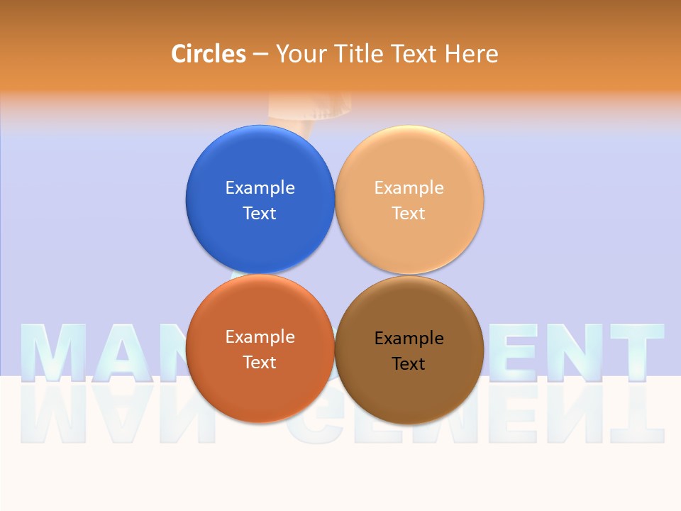 Support Thumb Finger PowerPoint Template
