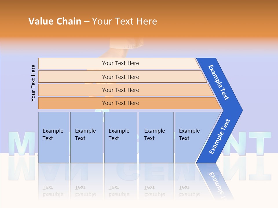 Support Thumb Finger PowerPoint Template