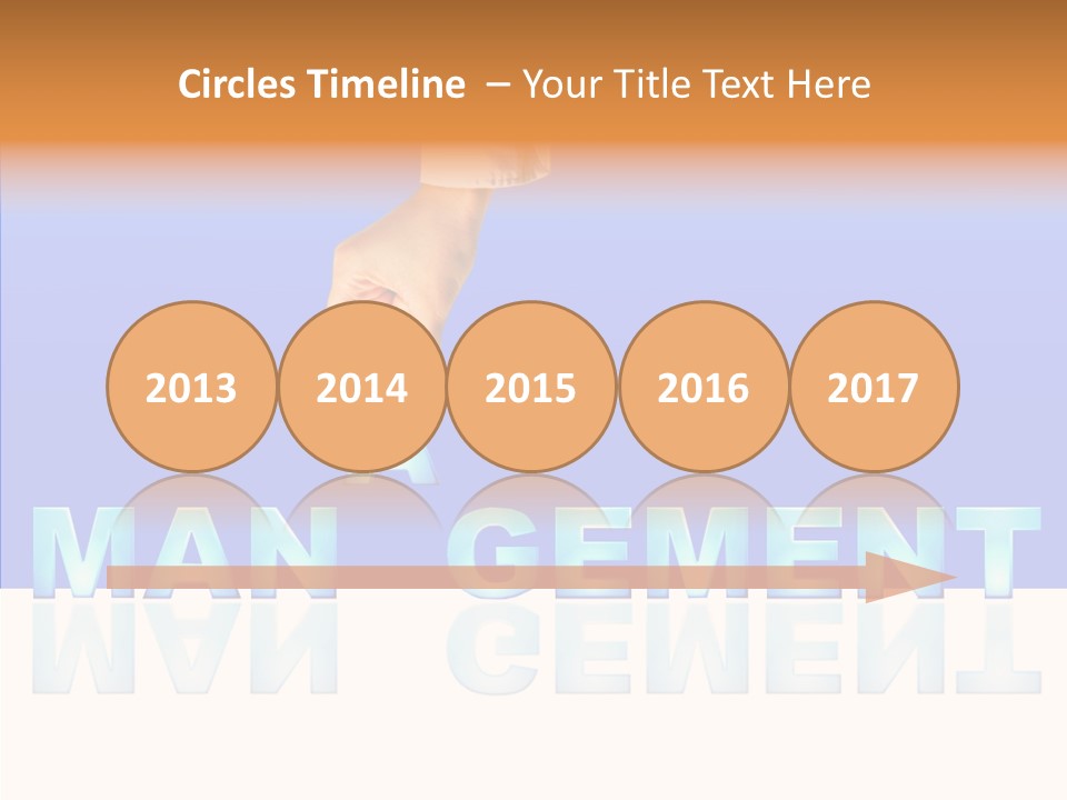 Support Thumb Finger PowerPoint Template