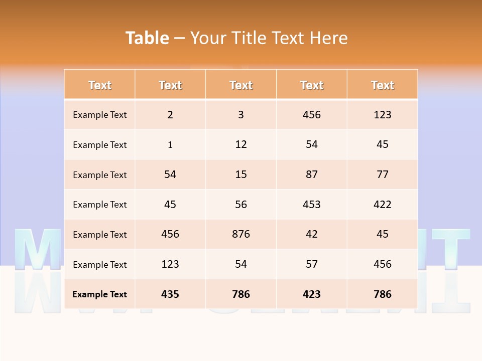 Support Thumb Finger PowerPoint Template