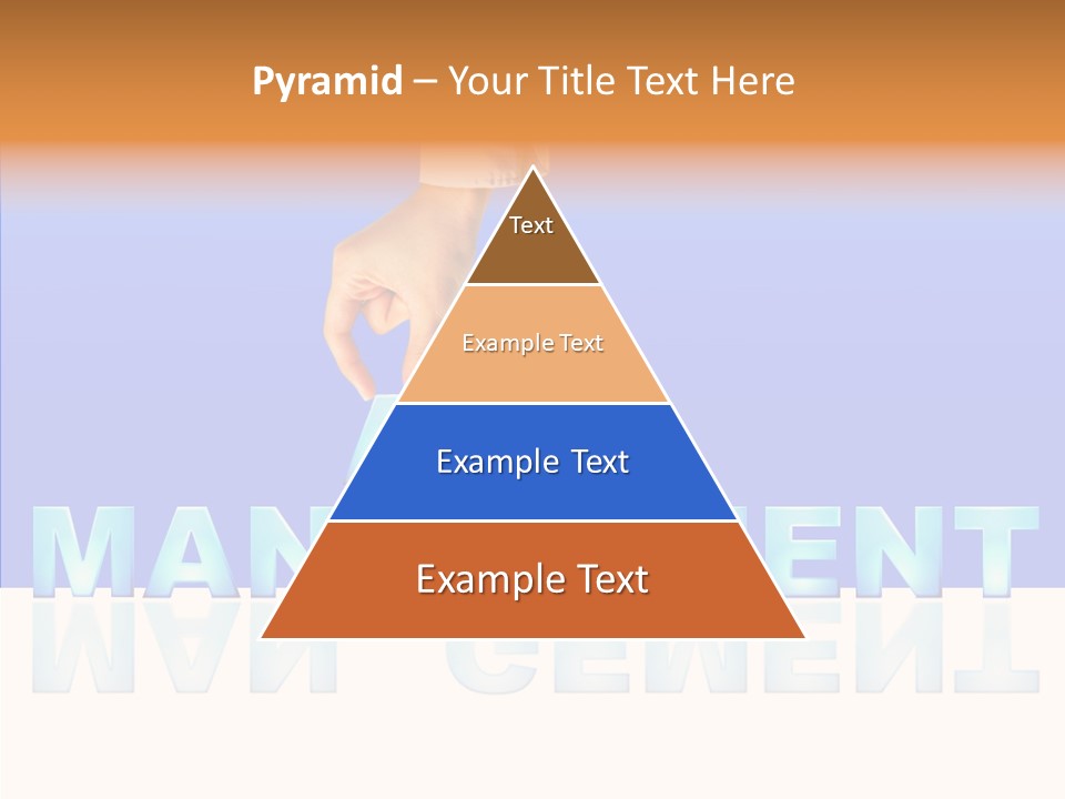 Support Thumb Finger PowerPoint Template