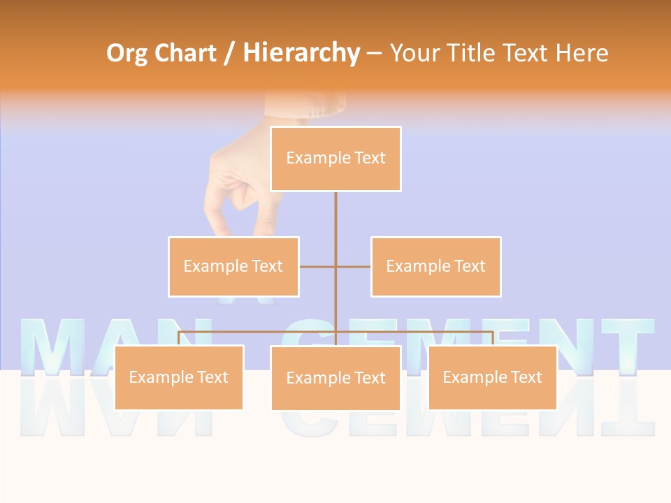 Support Thumb Finger PowerPoint Template