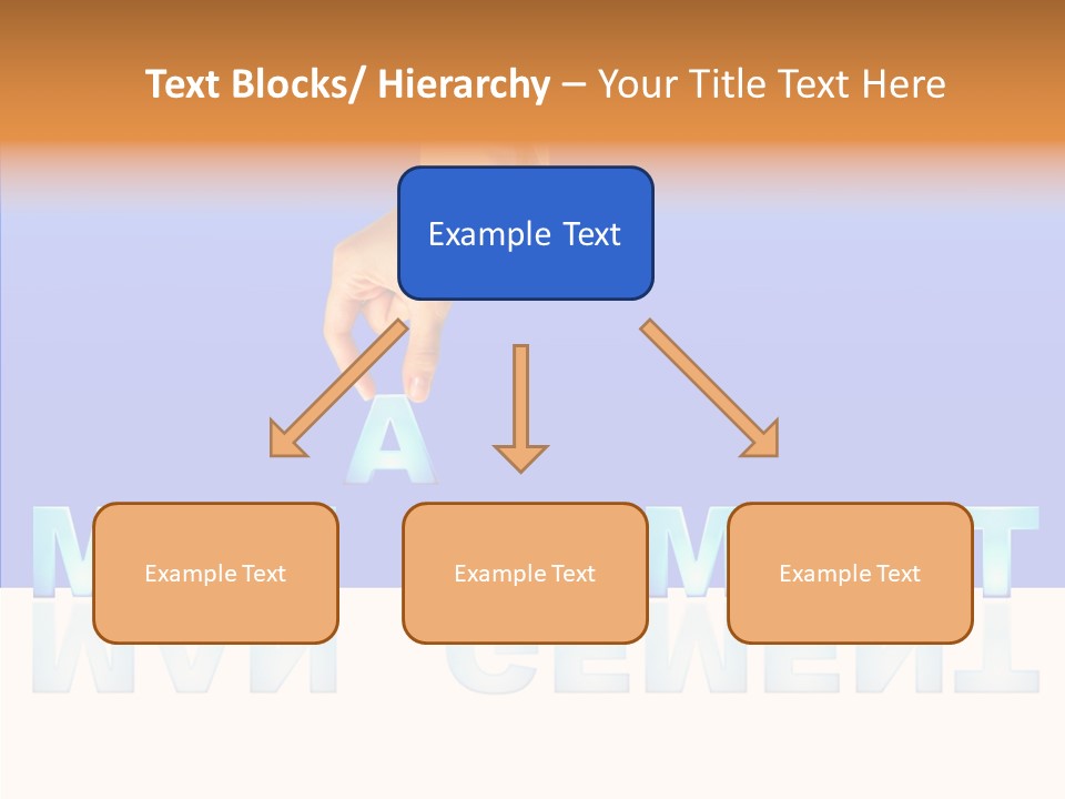 Support Thumb Finger PowerPoint Template