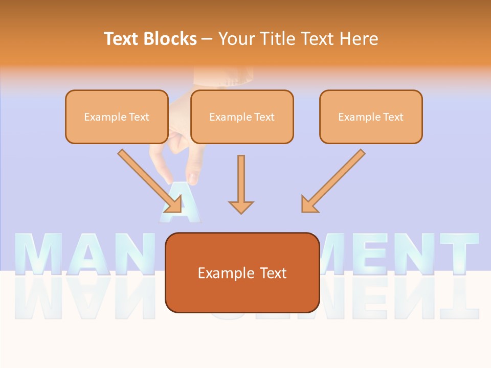 Support Thumb Finger PowerPoint Template