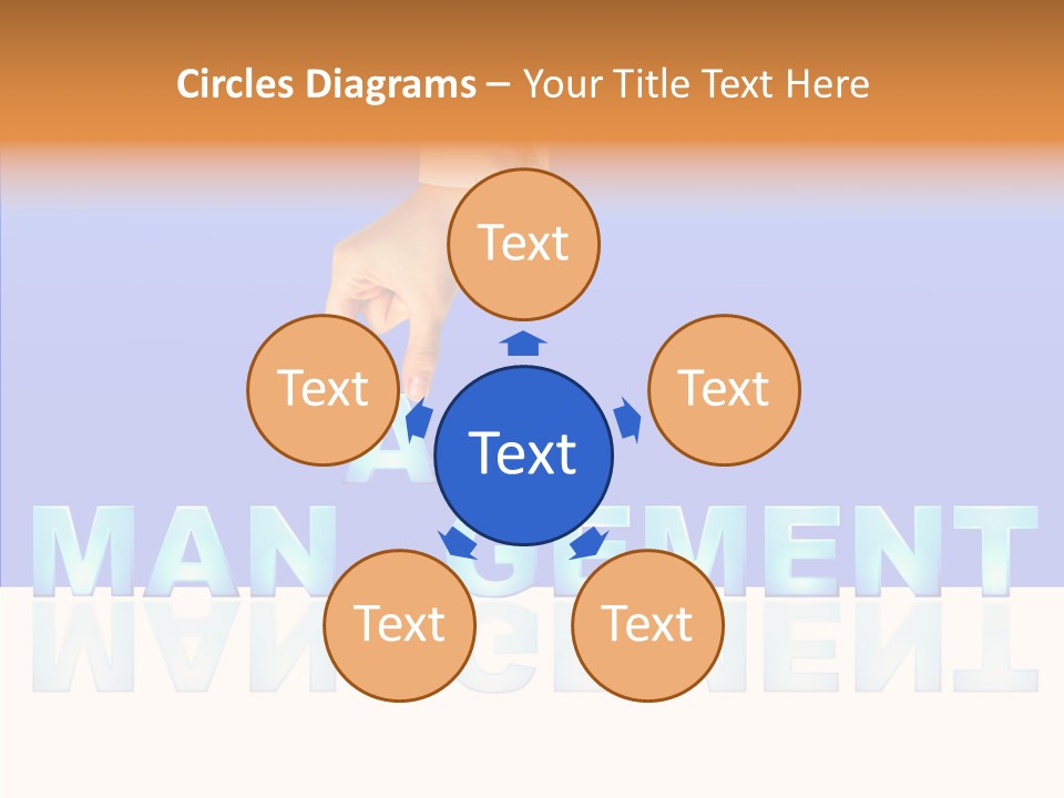 Support Thumb Finger PowerPoint Template