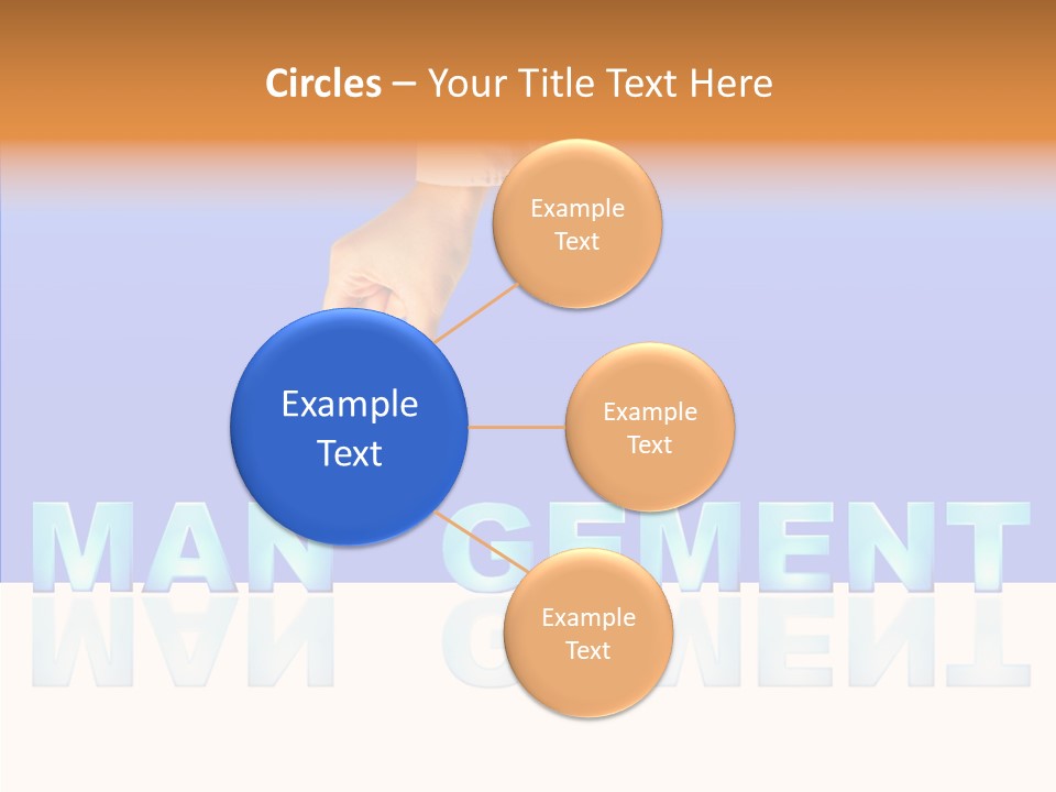 Support Thumb Finger PowerPoint Template