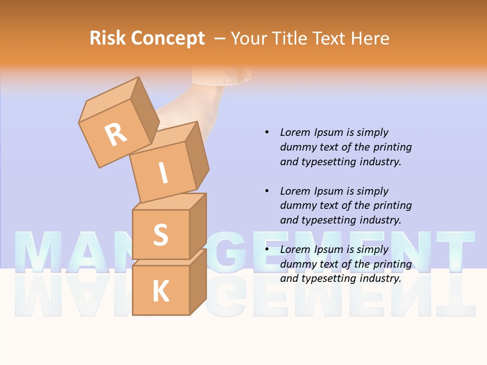 Support Thumb Finger PowerPoint Template