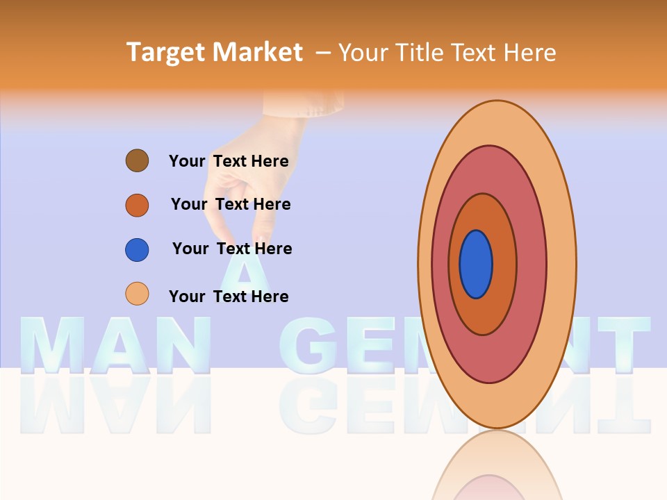 Support Thumb Finger PowerPoint Template