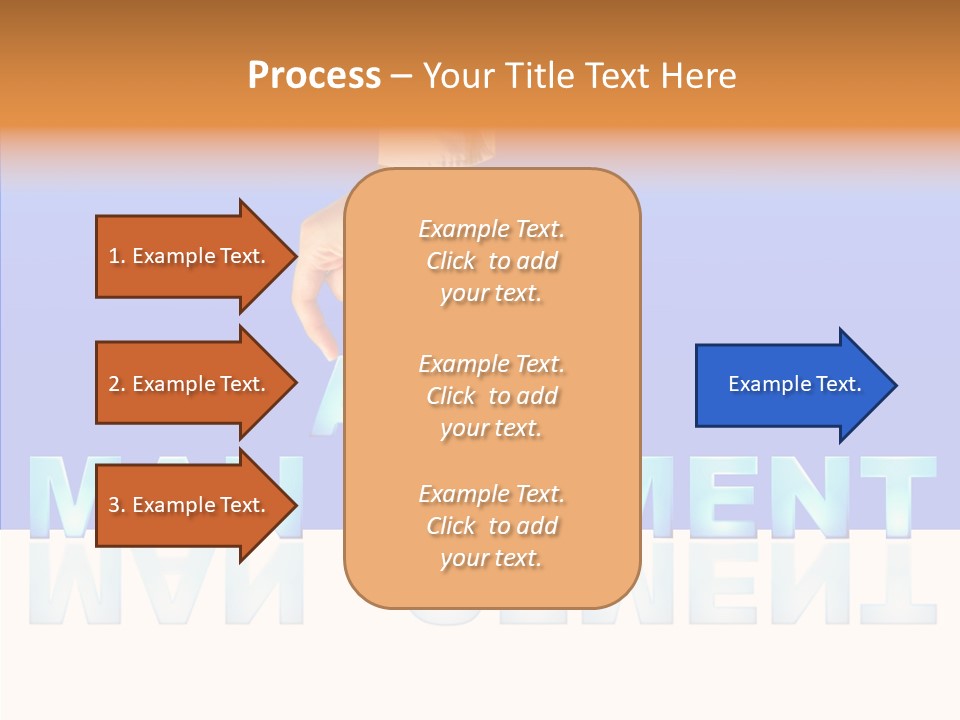 Support Thumb Finger PowerPoint Template