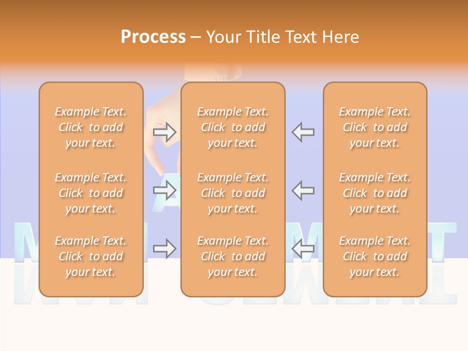 Support Thumb Finger PowerPoint Template