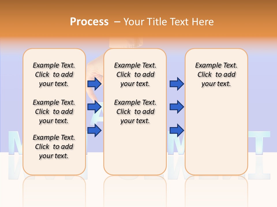 Support Thumb Finger PowerPoint Template