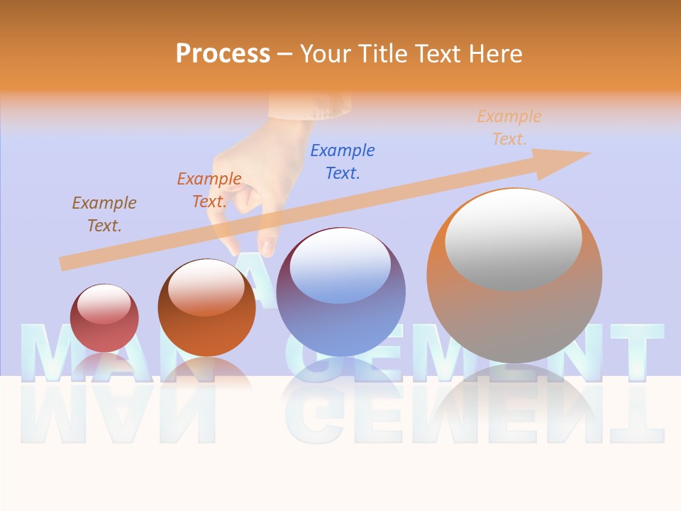 Support Thumb Finger PowerPoint Template