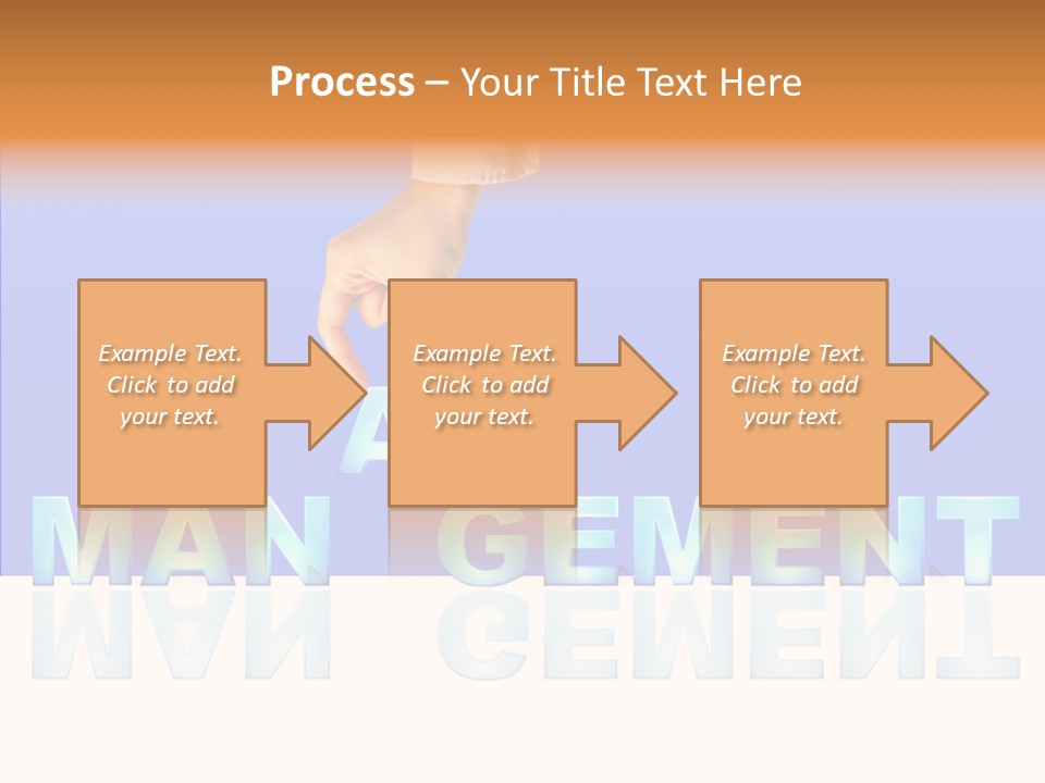 Support Thumb Finger PowerPoint Template