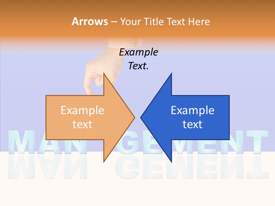 Support Thumb Finger PowerPoint Template
