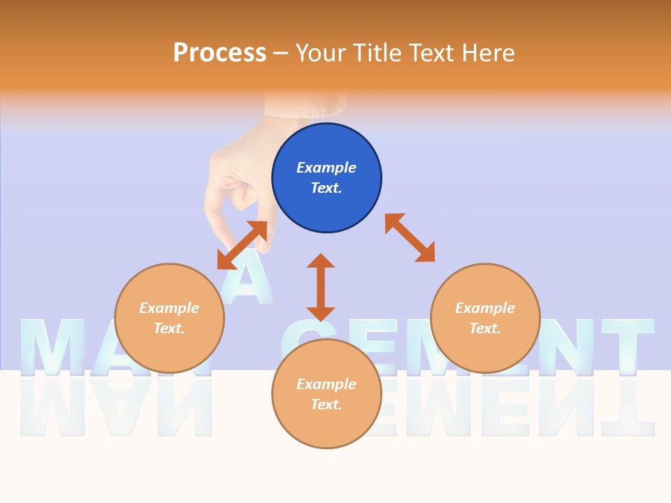 Support Thumb Finger PowerPoint Template