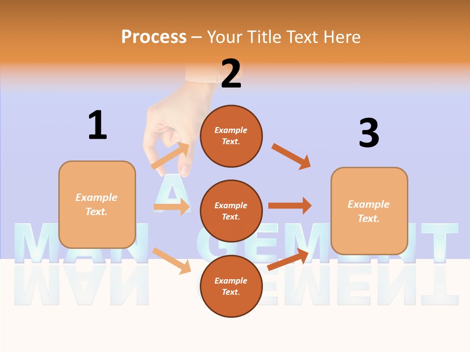 Support Thumb Finger PowerPoint Template