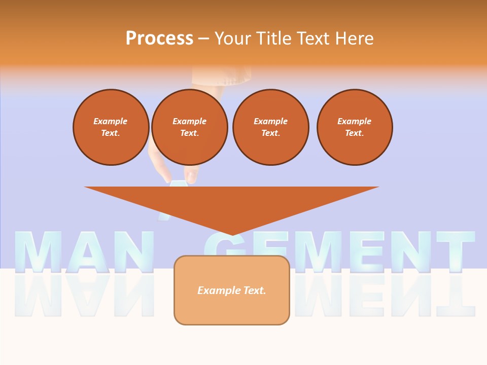 Support Thumb Finger PowerPoint Template