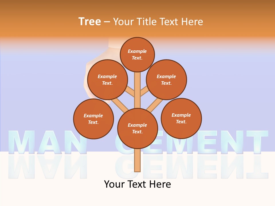 Support Thumb Finger PowerPoint Template