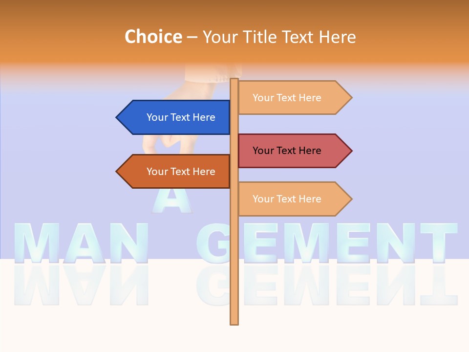 Support Thumb Finger PowerPoint Template