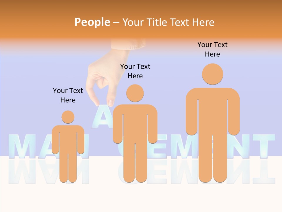 Support Thumb Finger PowerPoint Template