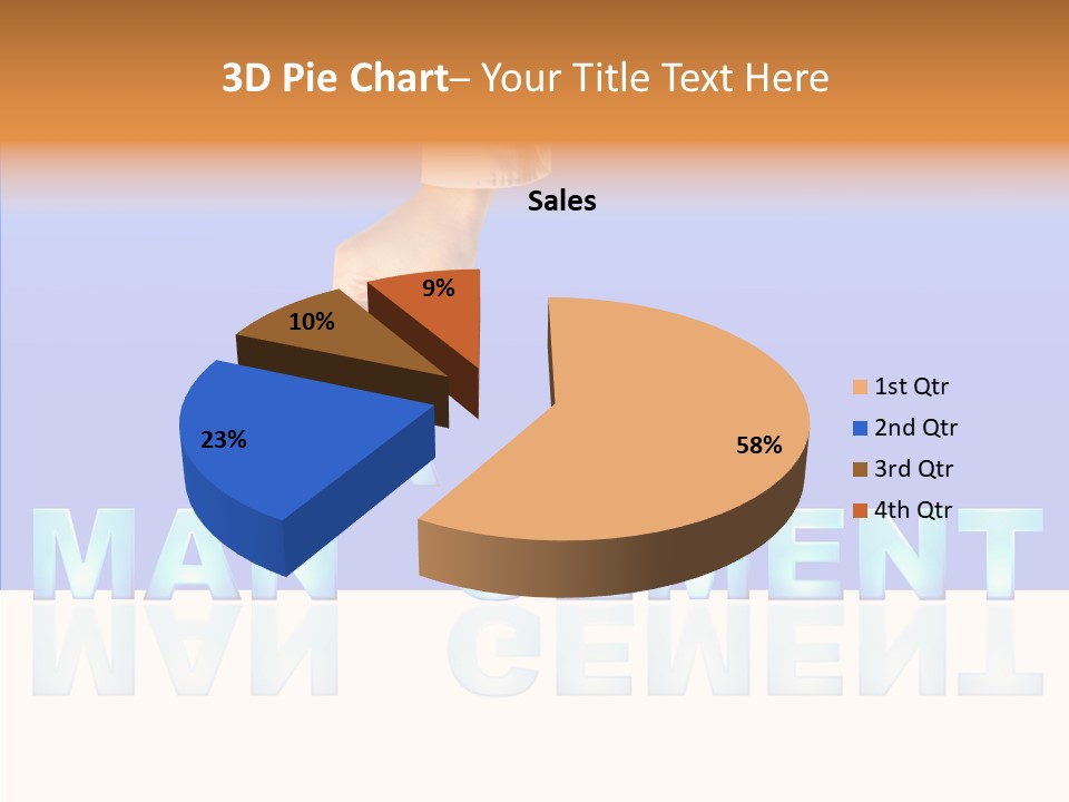Support Thumb Finger PowerPoint Template